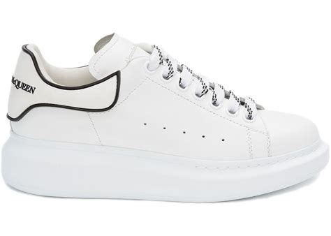 alexander mcqueen oversized sneaker white black